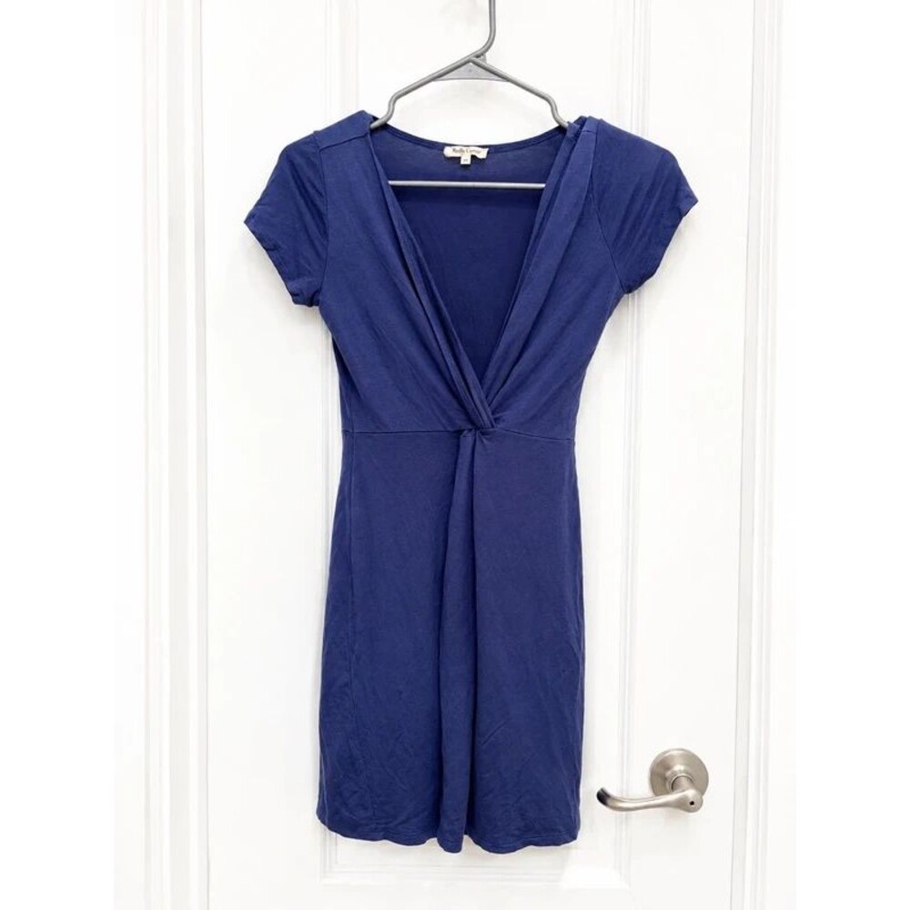 Rolla Coster Women’s Navy Blue Twist Front Dress Size XS